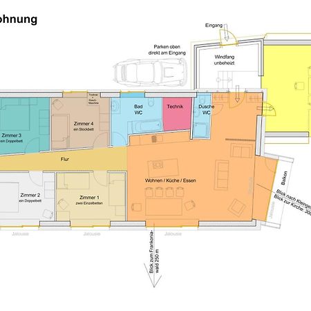 Ferienwohnung Kubus 28A Gräfenberg Exterior foto